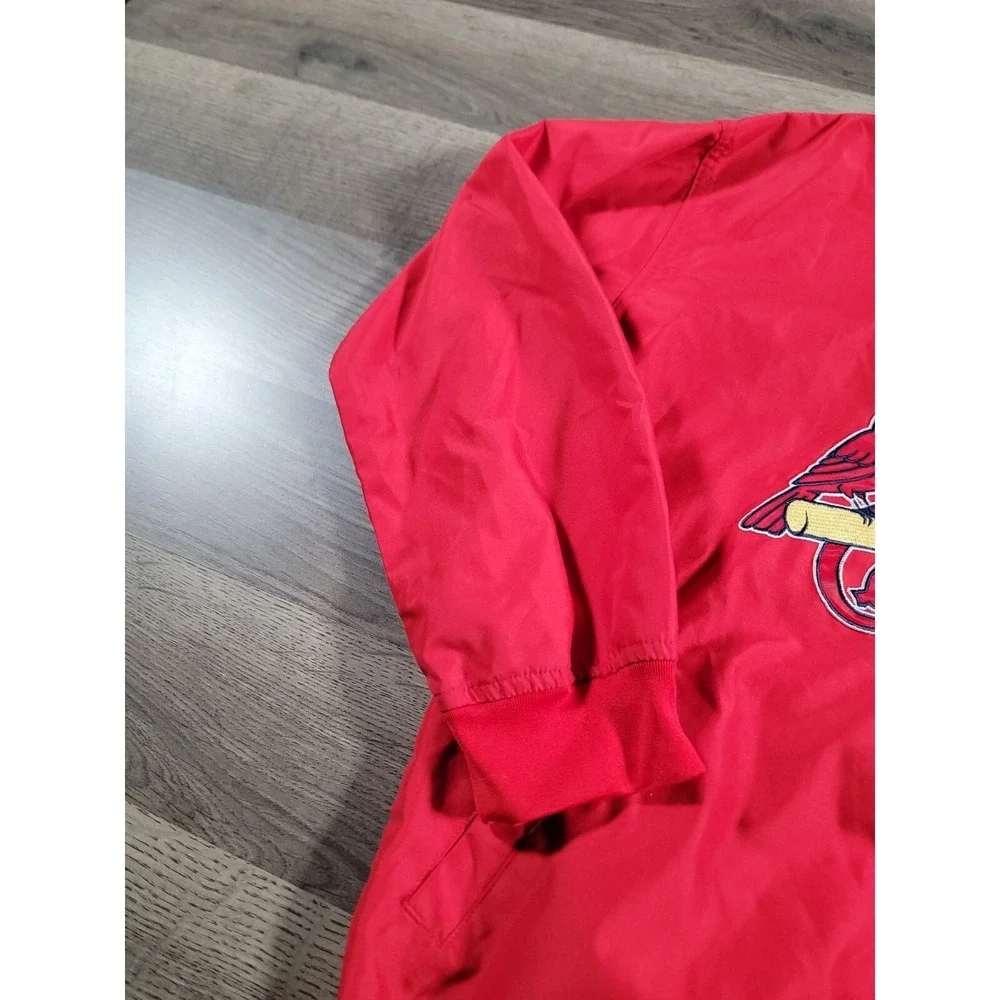 Nike St Louis Cardinals Windbreaker Jacket Boys Small Center Swoosh MLB Vintage